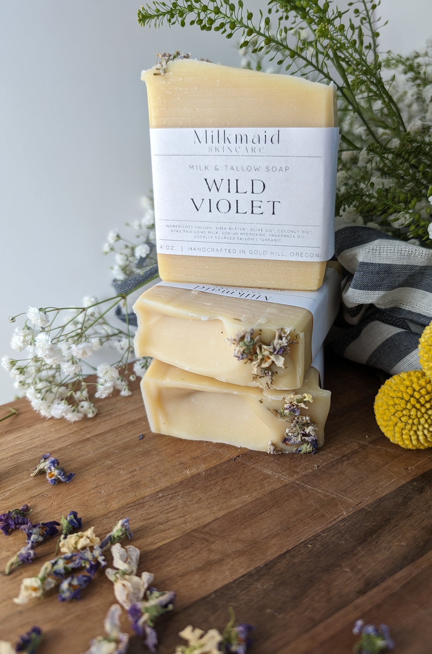 Wild Violet Milk & Tallow Soap